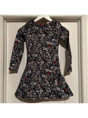 JOULES flare floral print dress. Size 9-10y. EUC.